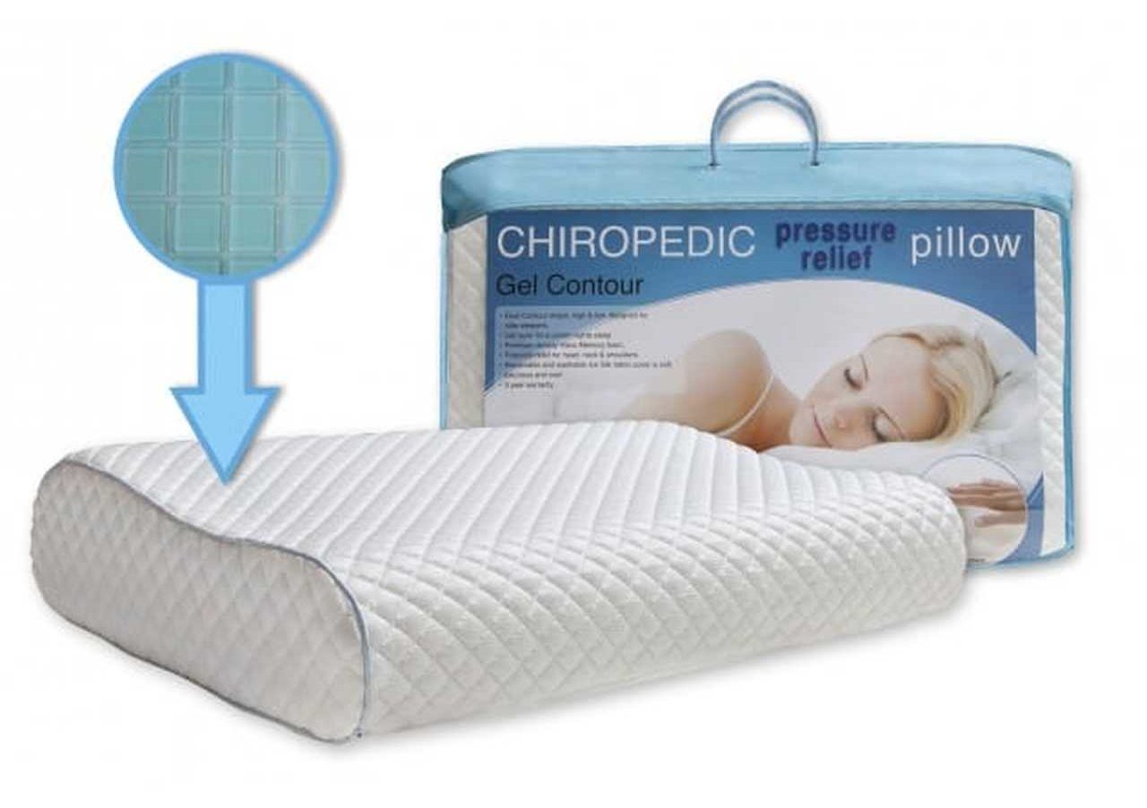 Chiropedic Pressure Relief Gel Contour Pillow